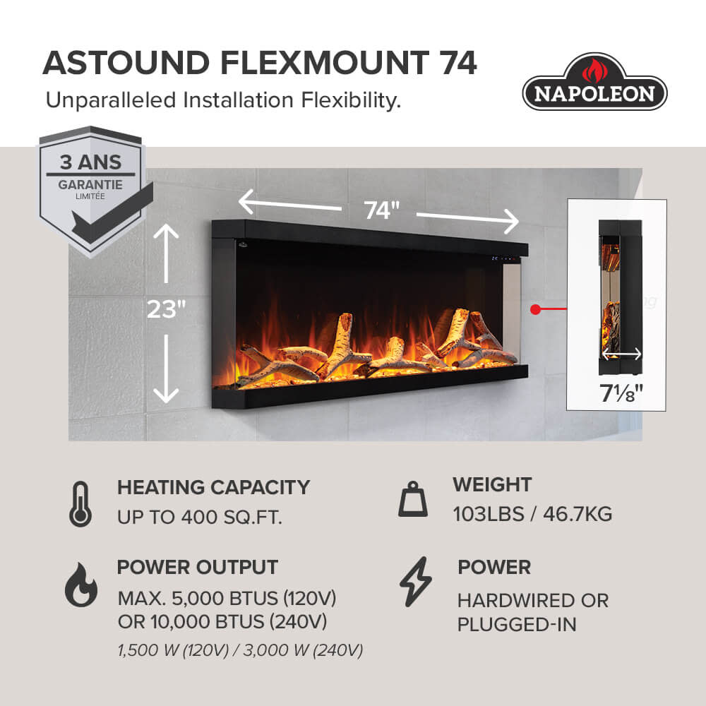 Astound 74 FlexMount - NEFL74AB | Napoleon