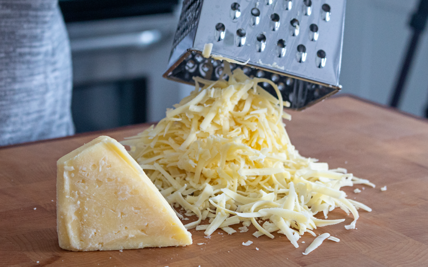 Shred the cheese
