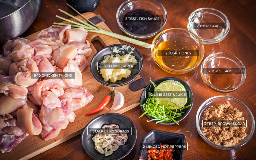 RecipeBlog - Thai Grilled Chicken Skewers - Marinade