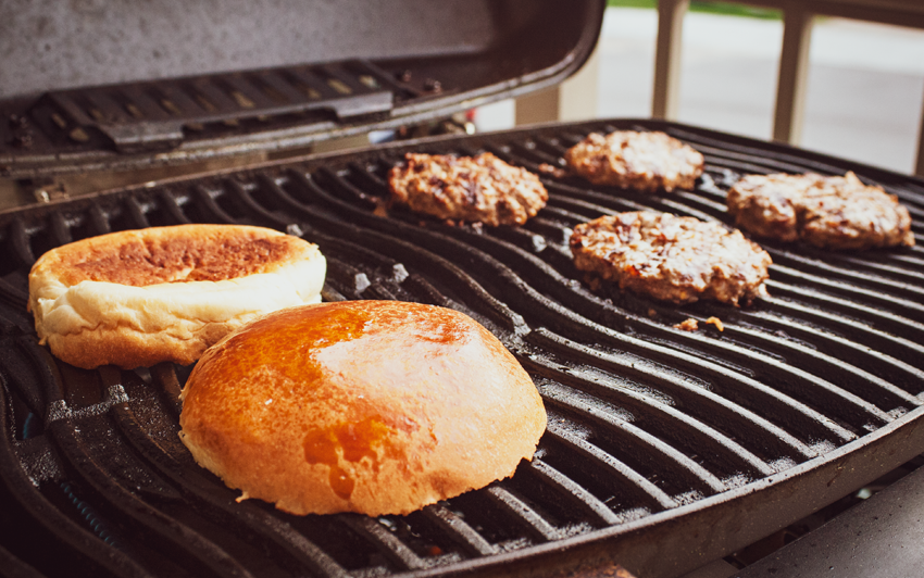 recipeBlog - Double Decker Brisket Burger - grill