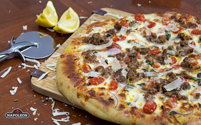 Serve 1- BBQ Lamb Pizza With Homemade Donair Sauce