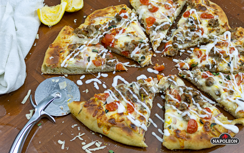 Serve 3 - BBQ Lamb Pizza With Homemade Donair Sauce
