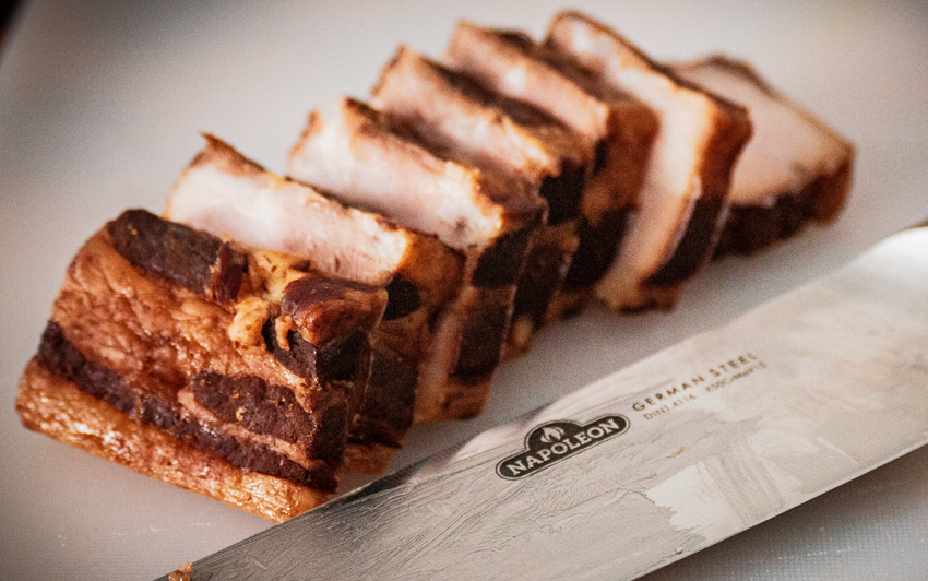 Recipe Blog - Pork Belly Sliders - slice