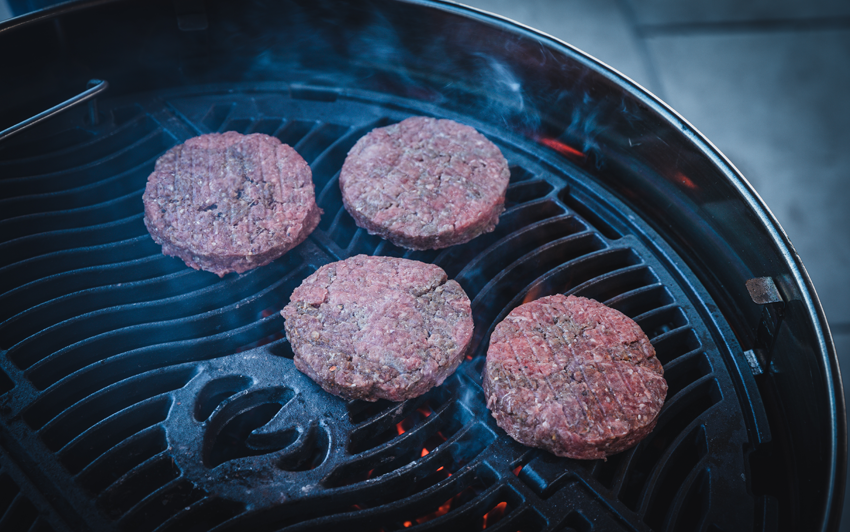 Recipe Blog - Charcoal Burger Recipe - grill over direct heat