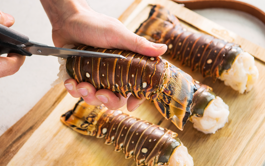 Recipe Blog - HD Recipes - Lobster Tails - Scissors