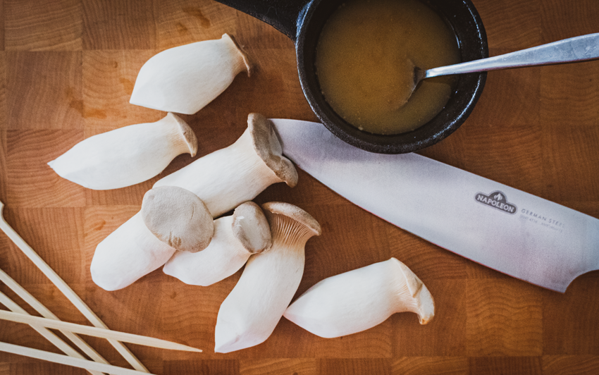 Recipe Blog -Mushrooms Japanese Wagyu Tasting Platter