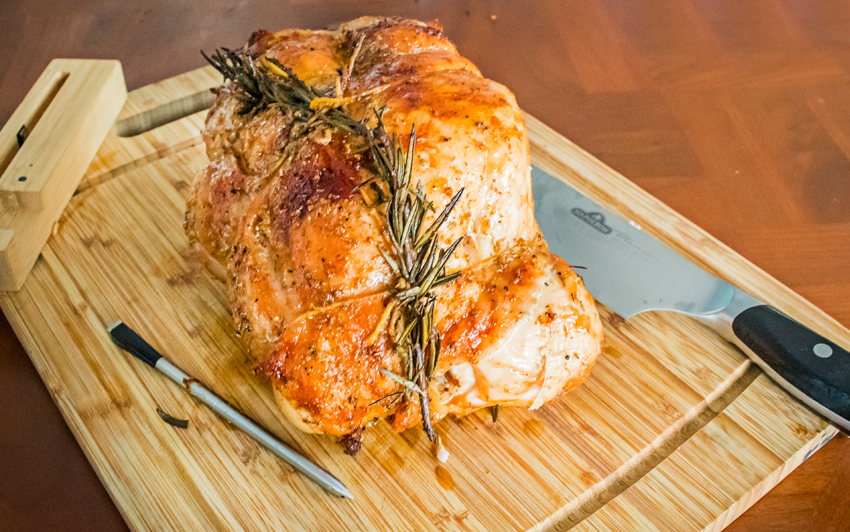 Recipe Blog - Rotisserie Turkey & Potatoes - Slice