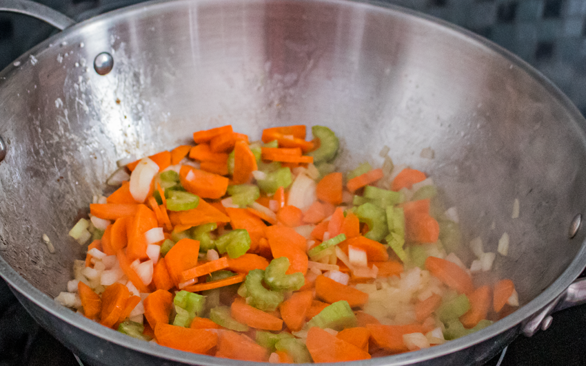 Recipe Blog - Chicken Pot Pie - veggies