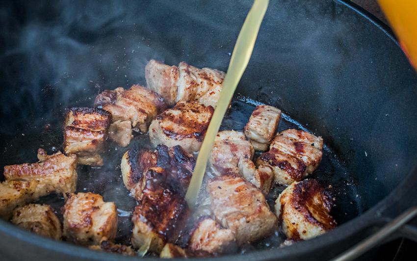 Recipe Blog - Braised Pork Belly - Sear
