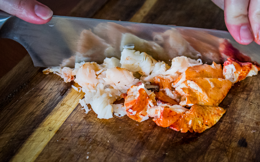 Recipe Blog - New England Style BBQ Lobster Roll - chop