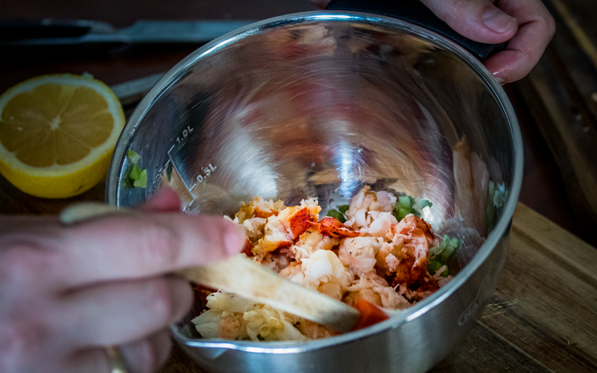 Recipe Blog - New England Style BBQ Lobster Roll - Mix