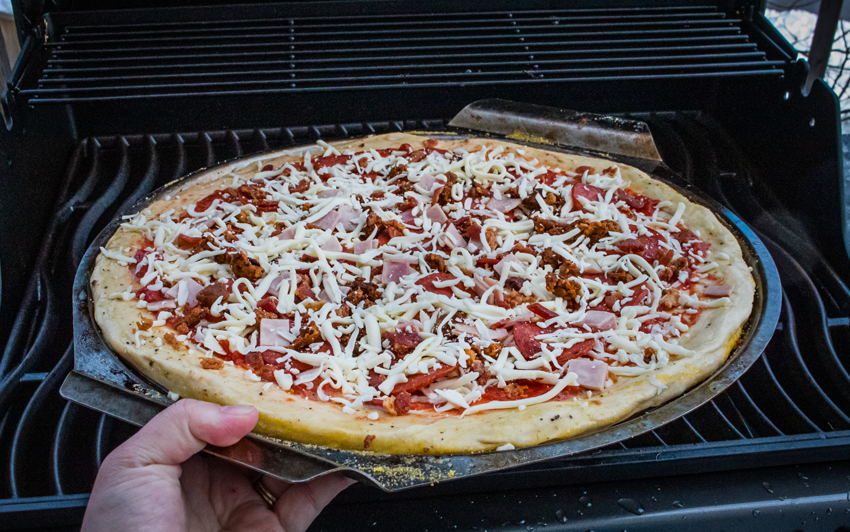 Recipe Blog - Piggy Pizza - grill1