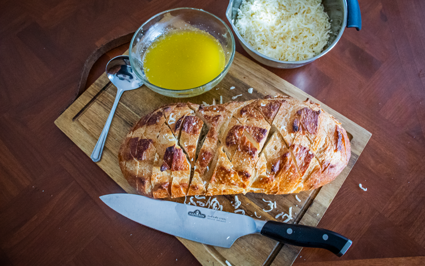Recipe Blog - Pull Apart Bread - Cut