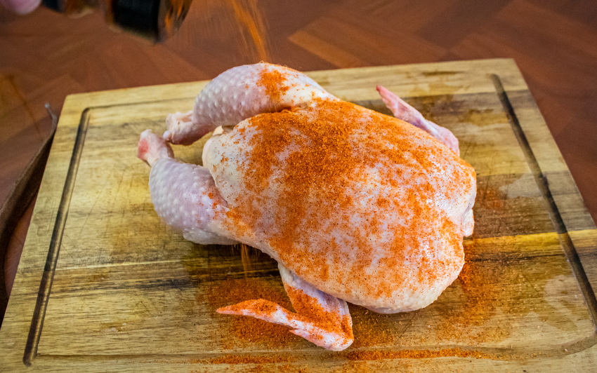 Recipe Blog - CiderCan Chicken - season