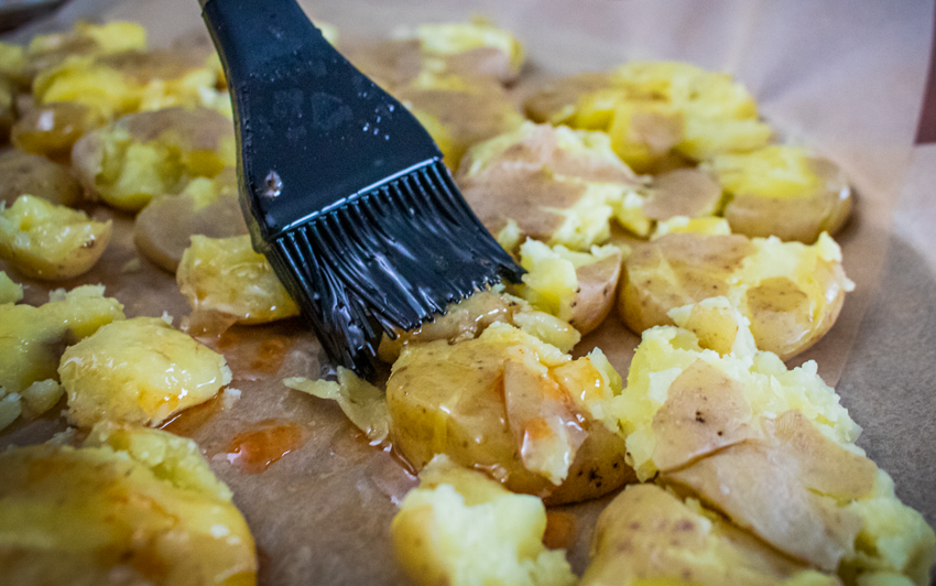  Recipe Blog -Crispy Potatoes - Brush