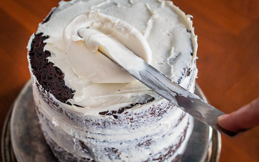 Recipe Blog - Vegan Chocolate Cake - ice