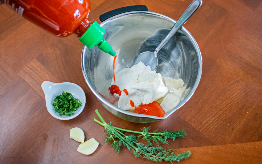  Recipe Blog -Crispy Potatoes - sauce