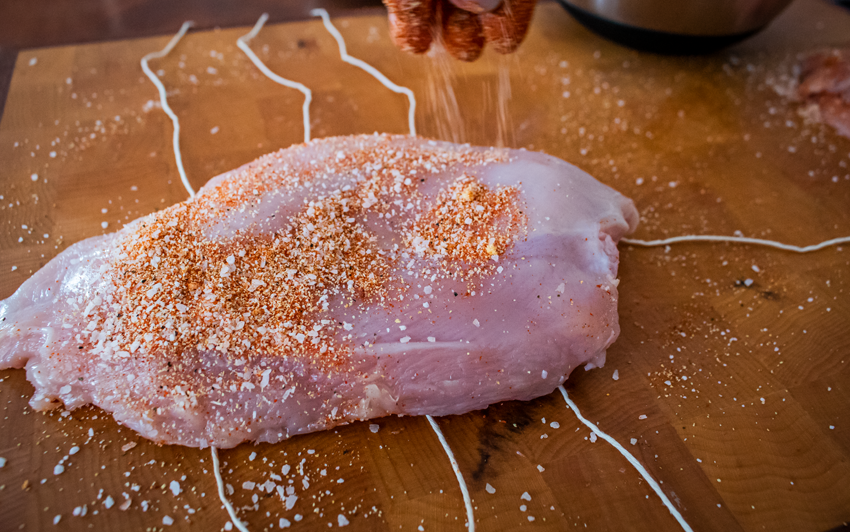 Recipe Blog - Smoked Turkey Breast - season