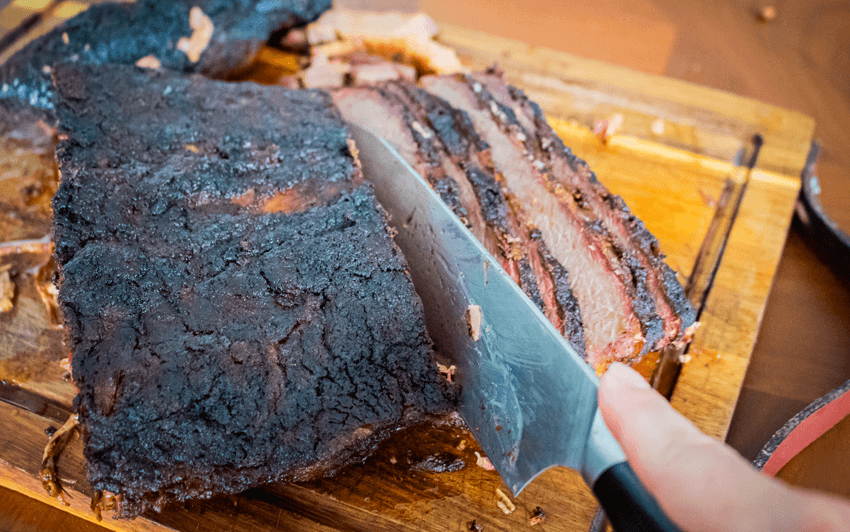  Recipe Blog - Texas Brisket - Slice