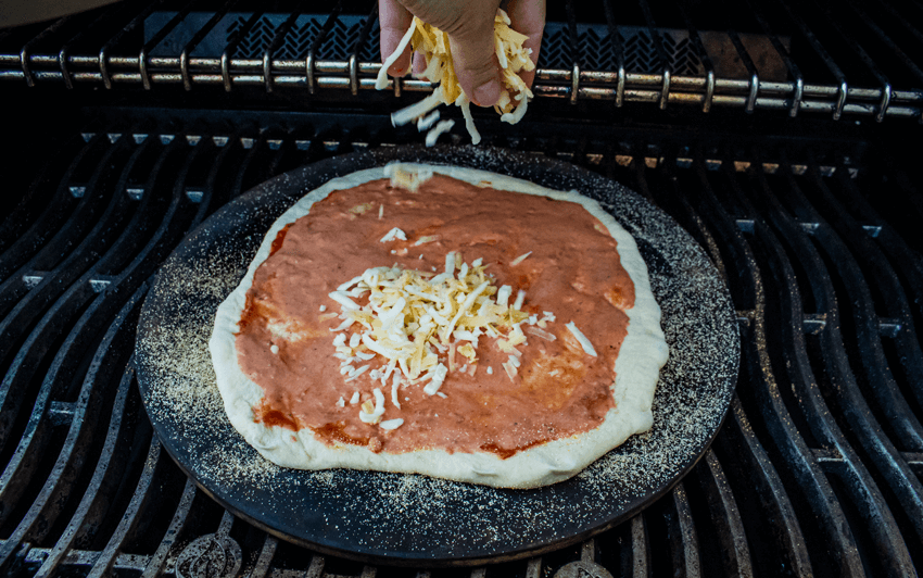 Recipe Blog - Cheese Pizza - grill1