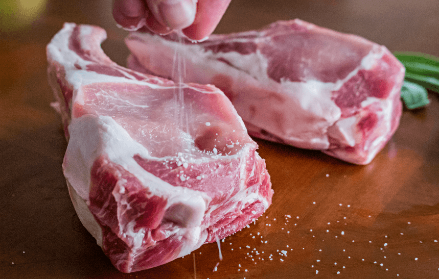 Recipe Blog - Steakhouse PorkChop - season