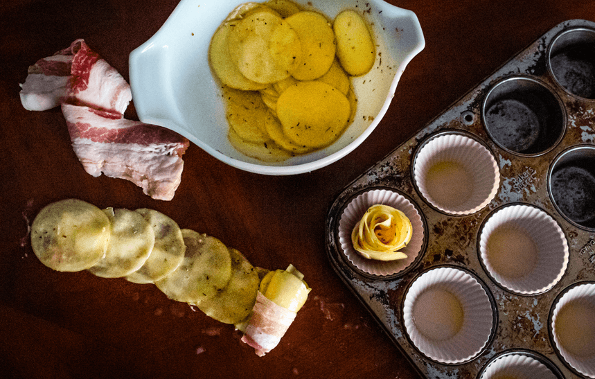 Recipe Blog - Tbone Bacon Rose - potatoes