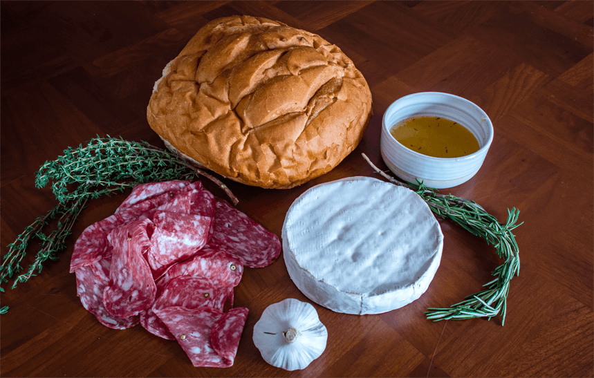 Recipe Blog - Brie Bread Bowl - Ingredients