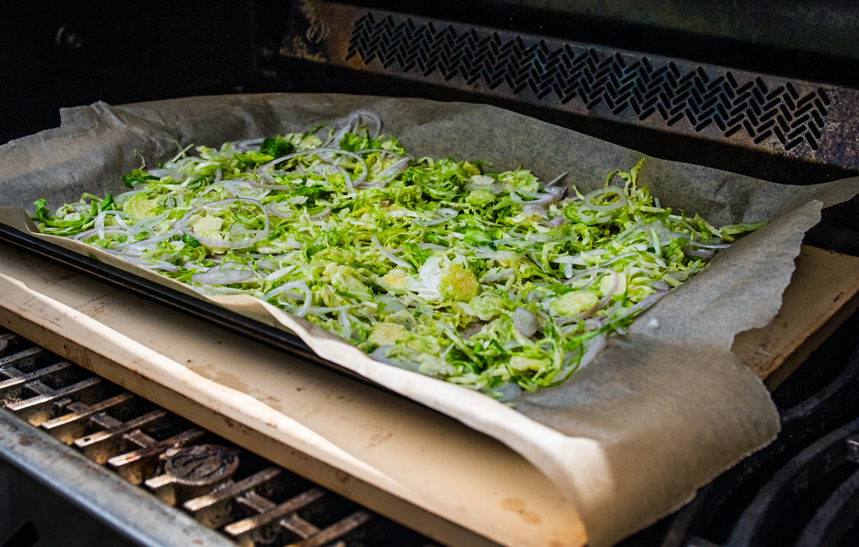 Recipe Blog - Veg Brussels Sprout Pizza - Grill1