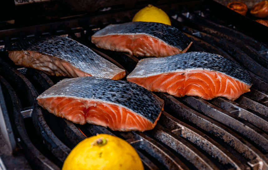Recipe Blog - Salmon with Dill Sauce - Grill1