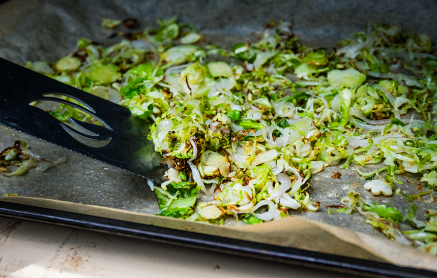 Recipe Blog - Veg Brussels Sprout Pizza - Grill2