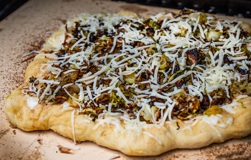 Recipe Blog - Veg Brussels Sprout Pizza - Grill4