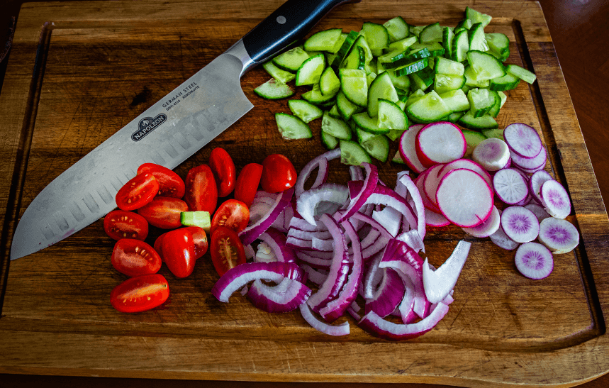 Recipe Blog - Lebanese Couscous Salad - sliced