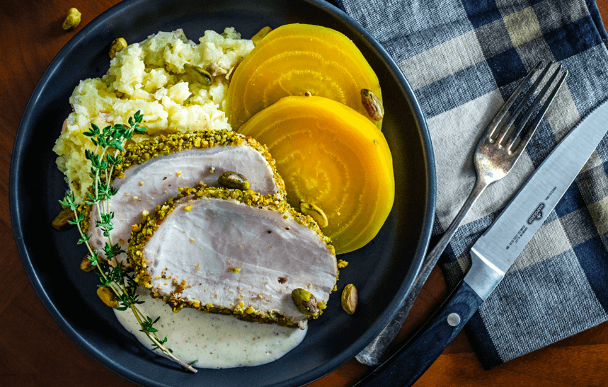 Recipe Blog - Pistachio Crusted Pork - serve2
