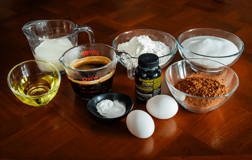 Recipe Blog - Dark Chocolate Cake - Ingredients