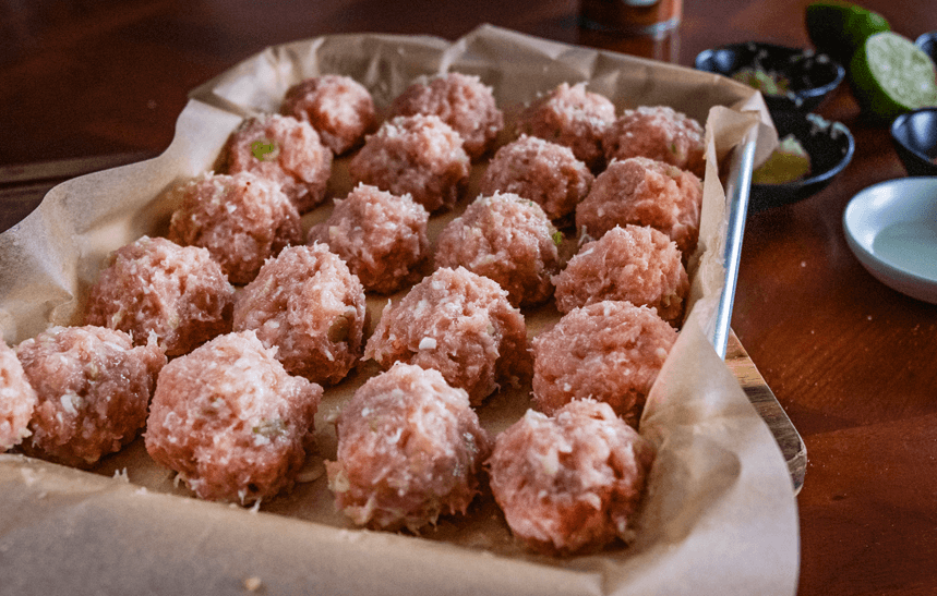 Recipe Blog - Thai Meatballs - balls