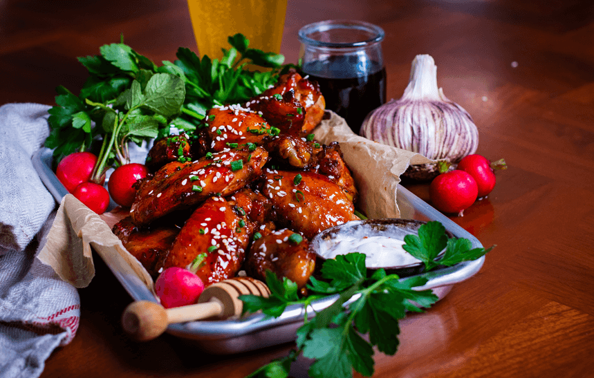 Recipe Blog - HoneyGarlic Chicken Wings - Serve3