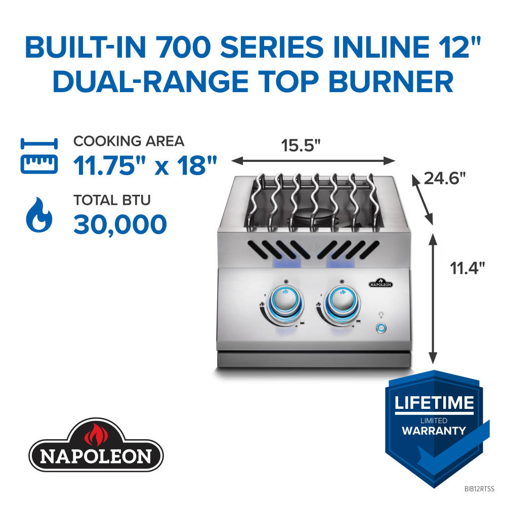 Gallery Image 1 - Built-in 700 Series Inline Dual Range Top Burner