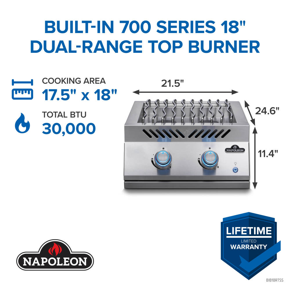 Gallery Image 1 - Built-in 700 Series Dual Range Top Burner