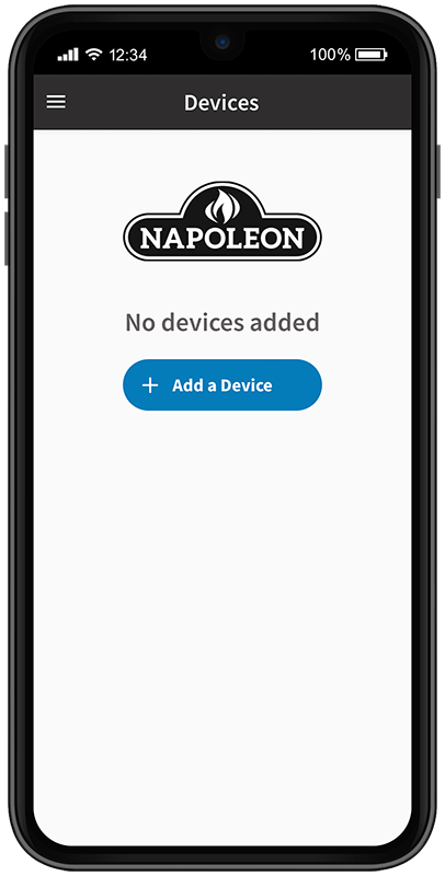 Napoleon Home - Devices Screen