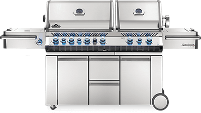 Prestige® PRO 825 RSBI with Power Side Burner, Infrared Rear &amp; Bottom Burners - PRO825RSBIPSS-3-FR