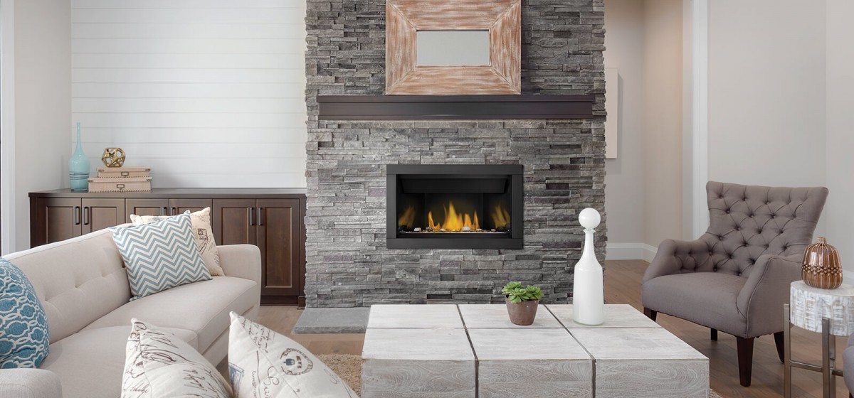 Ascent Linear 46 Fireplace  Feature