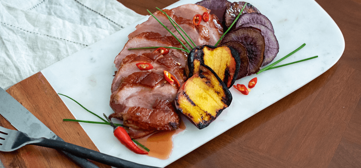 Feature - Firemasters Duck with Peaches