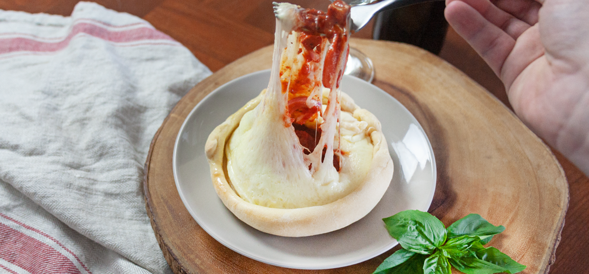 Feature - Sausage & Pepperoni Pizza Pot Pies