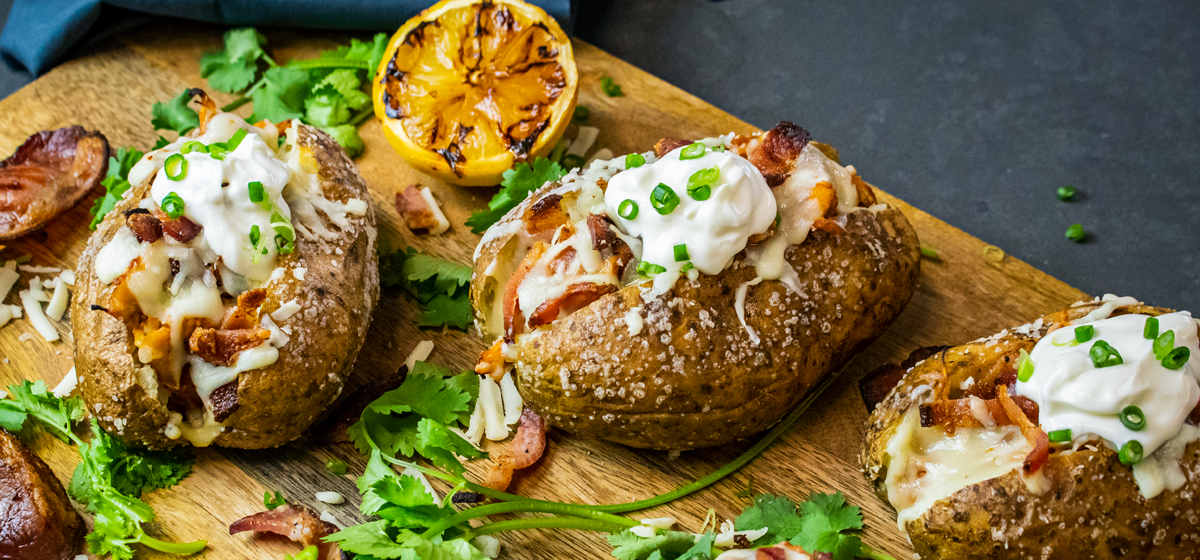 Recipe Blog - Feature - Fully Loaded BBQ Chicken Baked Potatoes