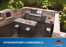 Stainless Steel Napoleon BI-4208-1DR 42 x 8 Extra Large Single Drawer Outdoor Kitchen Component 