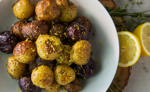 Recipe Blog - Feature - HD Recipes - Vegan Rotisserie Potatoes