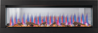 CLEARion™ Elite 60 See Through Built-in Electric Fireplace - NEFBD60HE