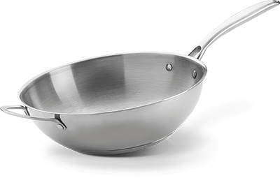 Stainless Steel Wok - 70028