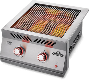Built-in 700 Series Dual Infrared Burner with Stainless Steel Cover - BIB18IRNSS