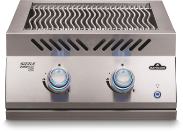 Built-in 700 Series Dual Infrared Burner with Stainless Steel Cover - BIB18IRPSS-CE